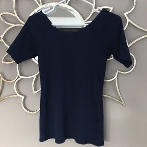 Anthropologie Tops - Anthropologie Navy Blue T-Shirt Anthropologie Tops - Anthropologie Navy Blue T-Shirt